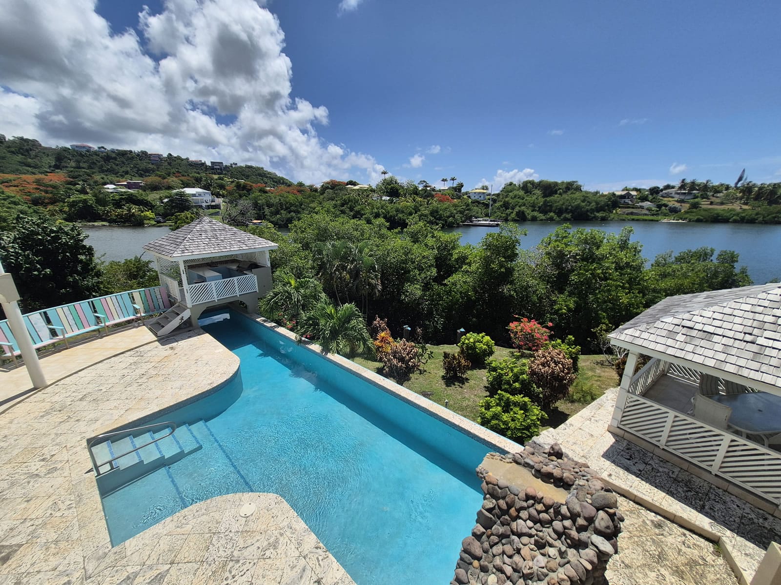 4 Bedroom Waterfront Home for Sale, Calivigny, St George, Grenada