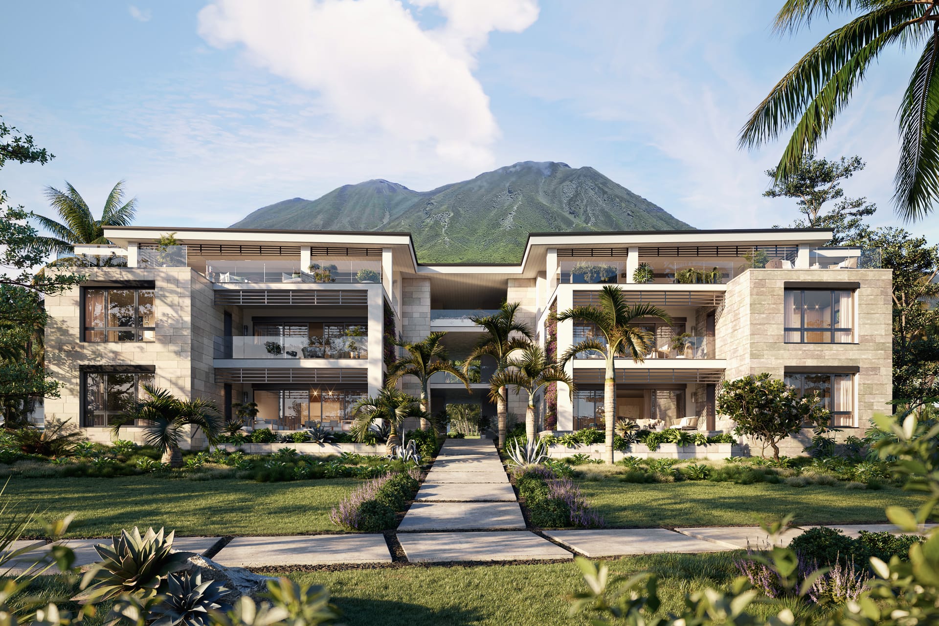 3 Bedroom Residence 1-104 for Sale, Nevis Peak Residences, Four Seasons Private Residences, Nevis