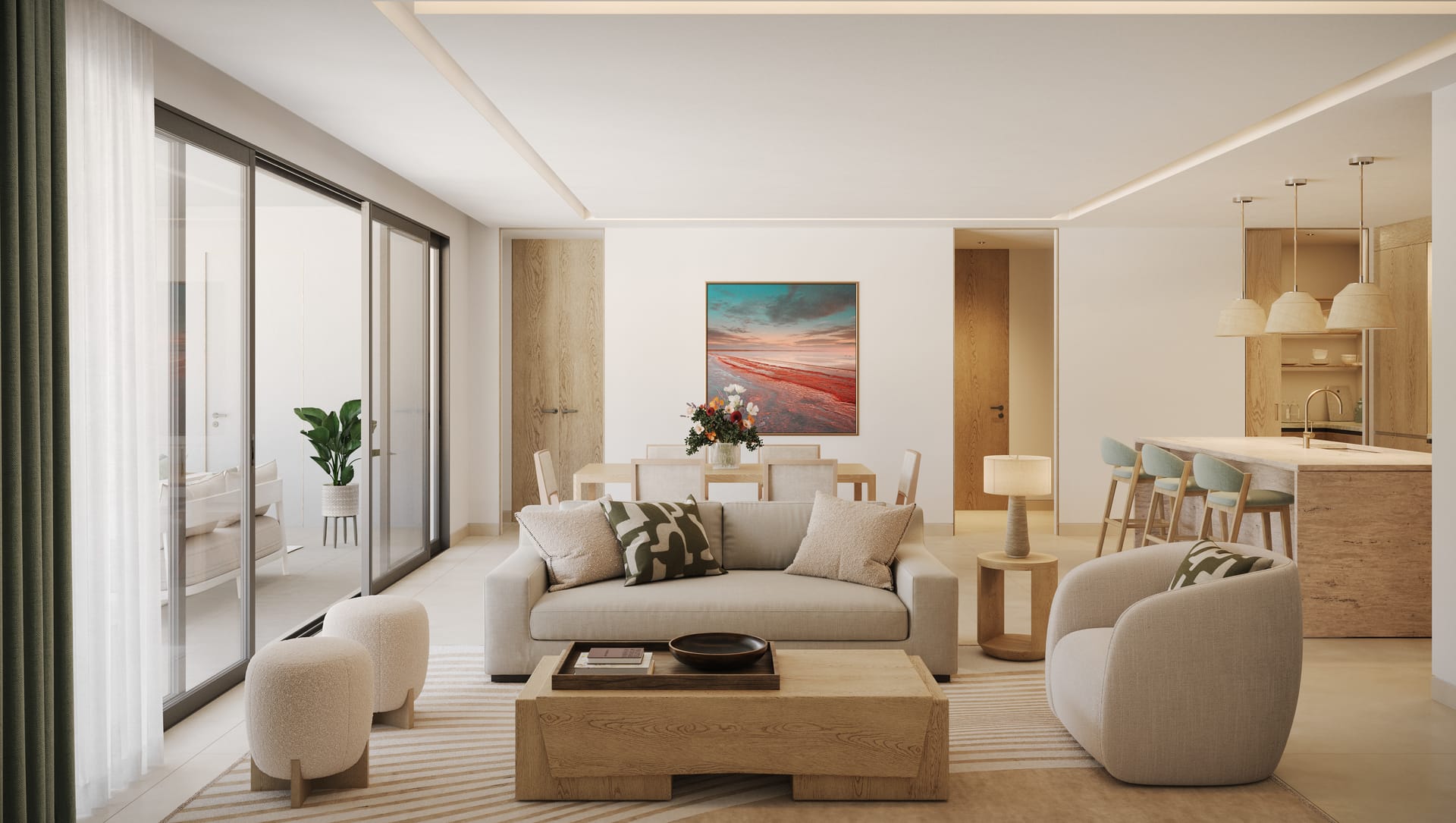 2 Bedroom Residence 4-201 for Sale, Nevis Peak Residences, Four Seasons Private Residences, Nevis
