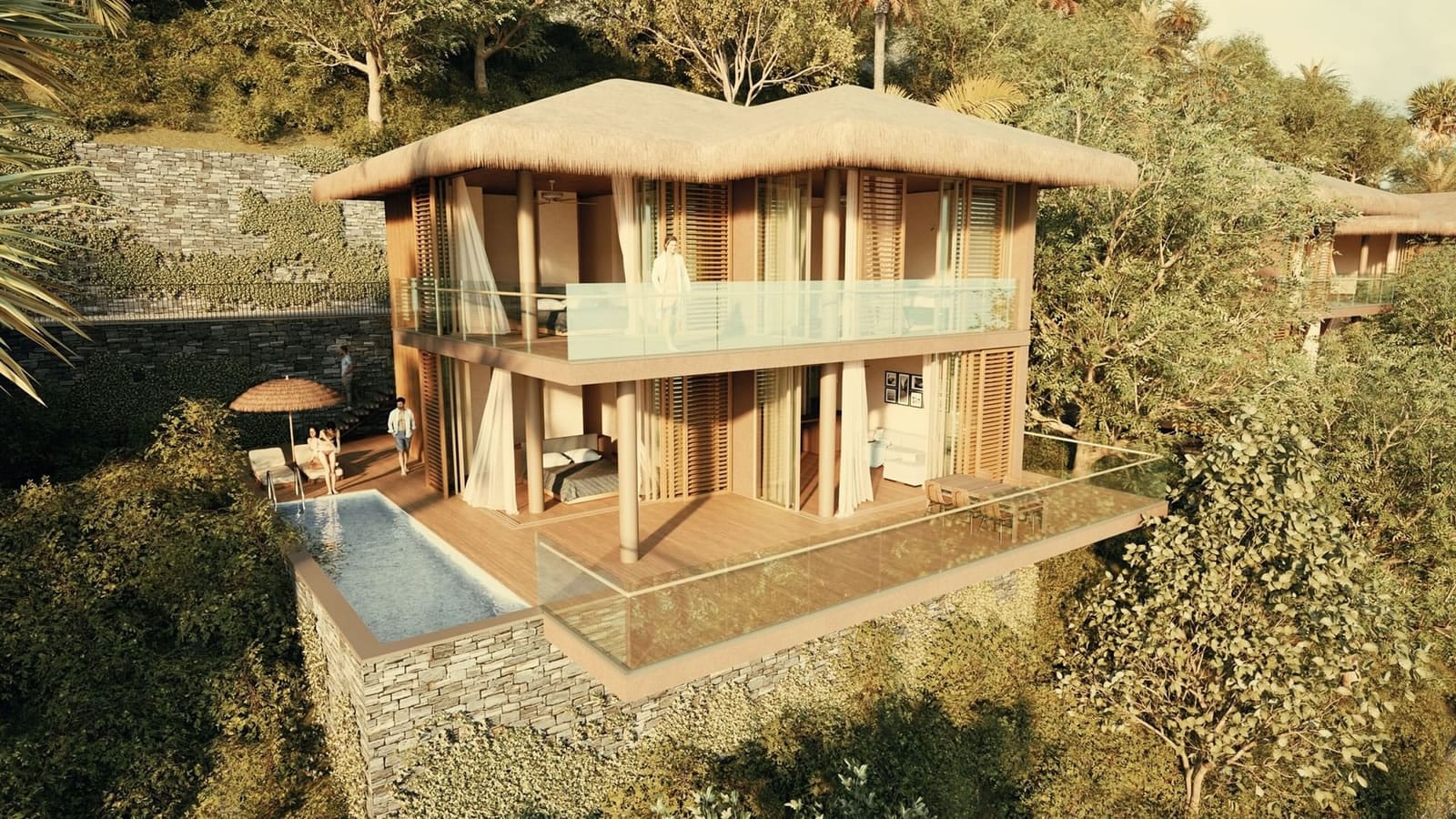 4 Bedroom Luxury “Blue Zone” Villas for Sale, A’ila Resorts, Rodney Bay, St Lucia