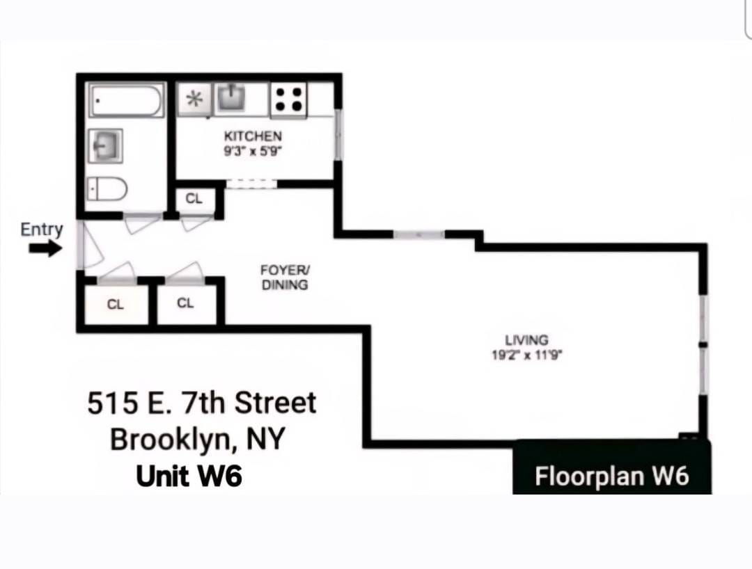 Studio co-op apartment for sale